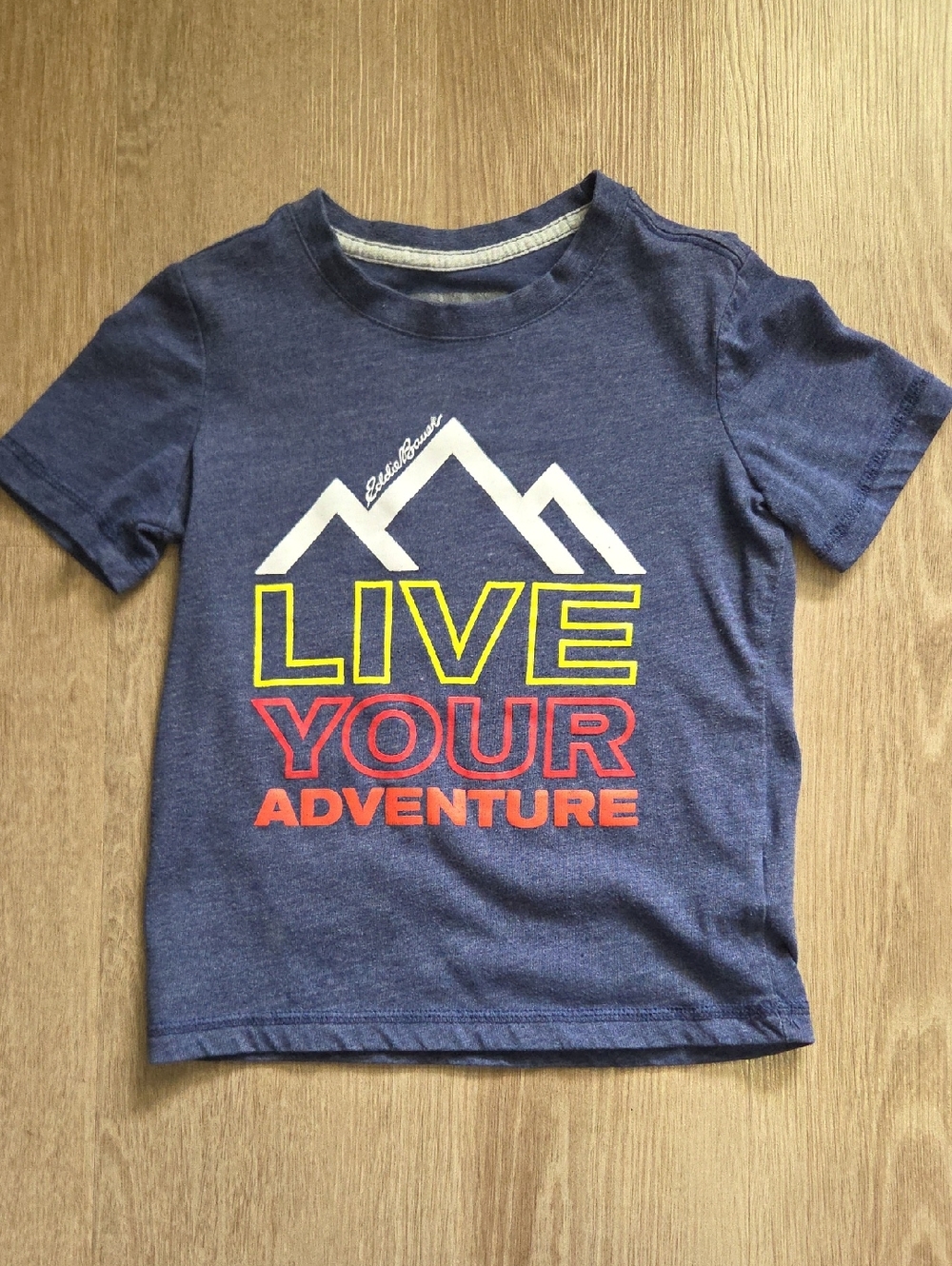 Eddie Bauer Navy Kids 'Live Your Adventure' Graphic Tee